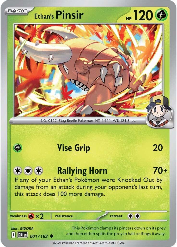 Ethan's Pinsir #1 — Destined Rivals English Pokémon card