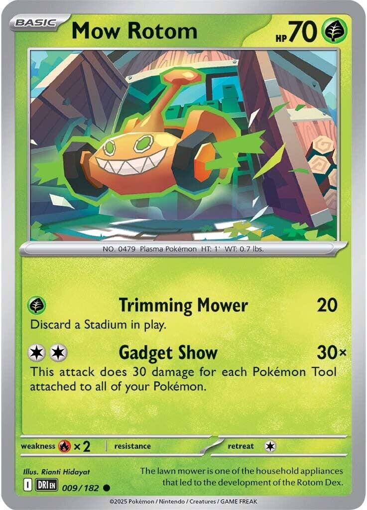 Mow Rotom #9 — Destined Rivals English Pokémon card