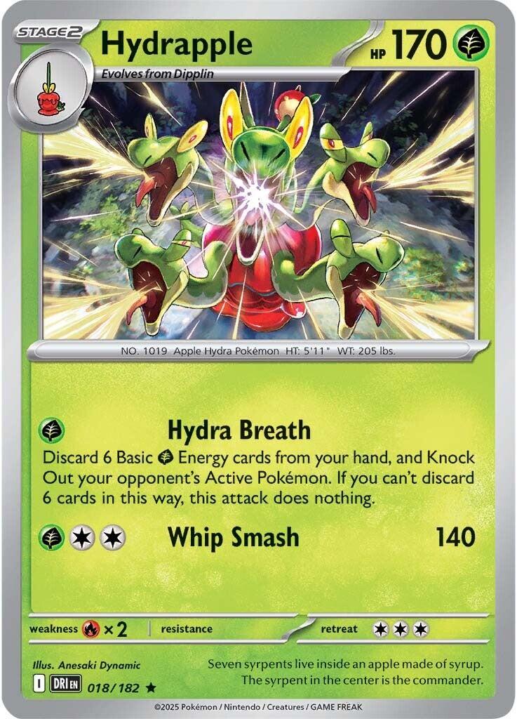 Hydrapple #18 — Destined Rivals English Pokémon card