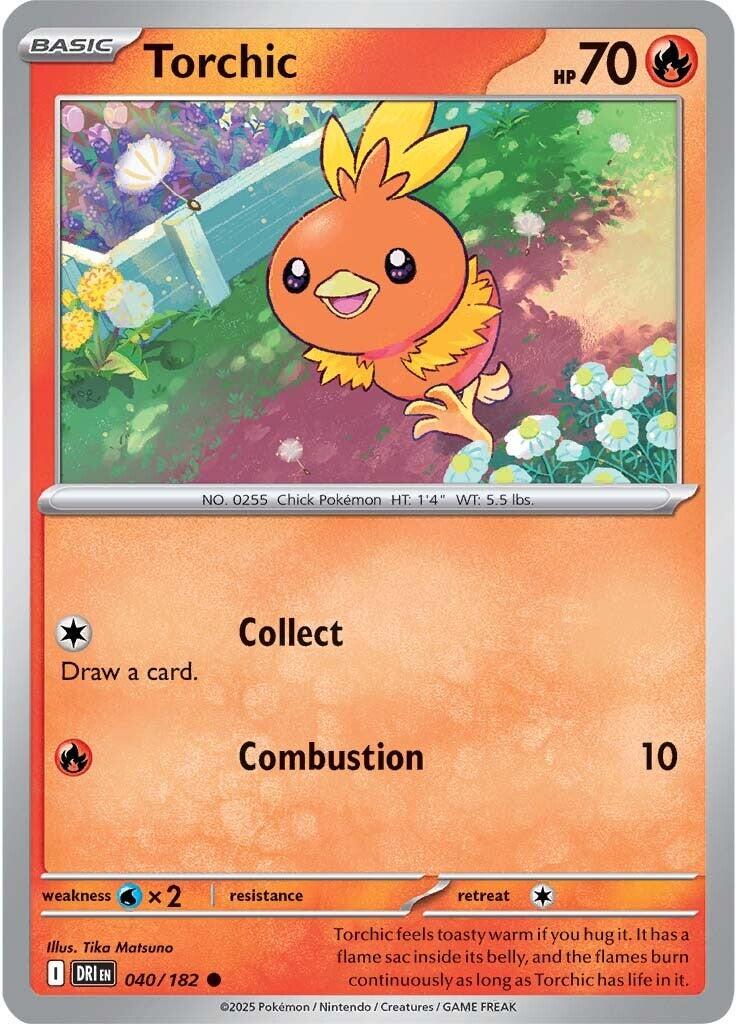 Torchic #40 — Destined Rivals English Pokémon card