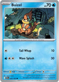 Buizel #57 — Destined Rivals English Pokémon card