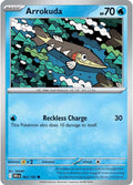 Arrokuda #62 — Destined Rivals English Pokémon card