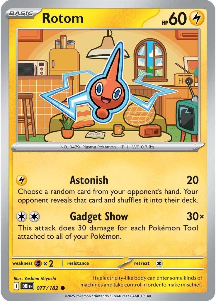 Rotom #77 — Destined Rivals English Pokémon card