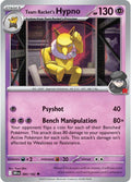 Team Rocket's Hypno #80 — Destined Rivals English Pokémon card