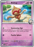 Steven's Baltoy #83 — Destined Rivals English Pokémon card