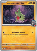 Team Rocket's Larvitar #94 — Destined Rivals English Pokémon card