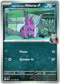 Team Rocket's Nidoran #117 — Destined Rivals English Pokémon card
