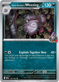 Team Rocket's Weezing #126 — Destined Rivals English Pokémon card