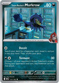 Team Rocket's Murkrow #127 — Destined Rivals English Pokémon card