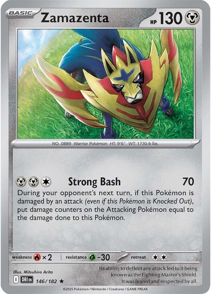 Zamazenta #146 — Destined Rivals English Pokémon card