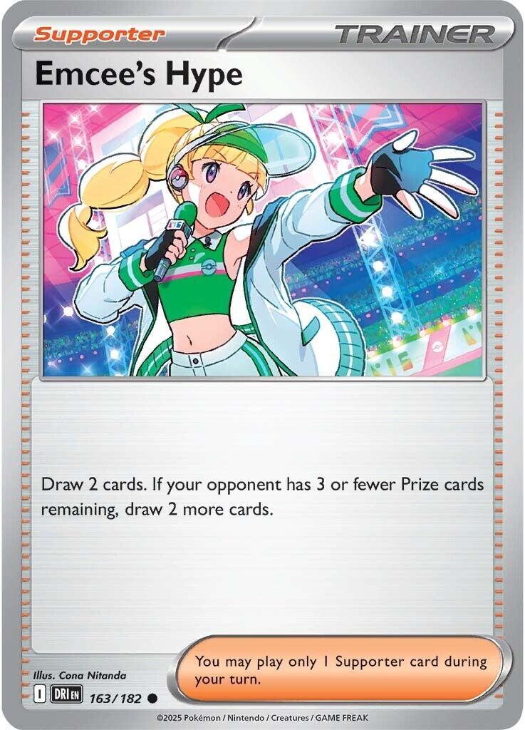 Emcee's Hype #163 — Destined Rivals English Pokémon card