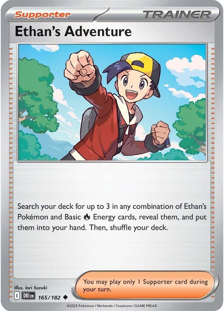 Ethan's Adventure #165 — Destined Rivals English Pokémon card