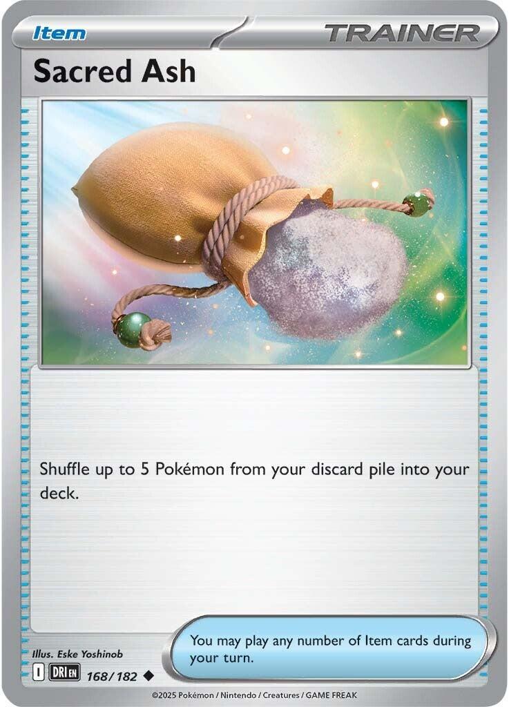 Sacred Ash #168 — Destined Rivals English Pokémon card