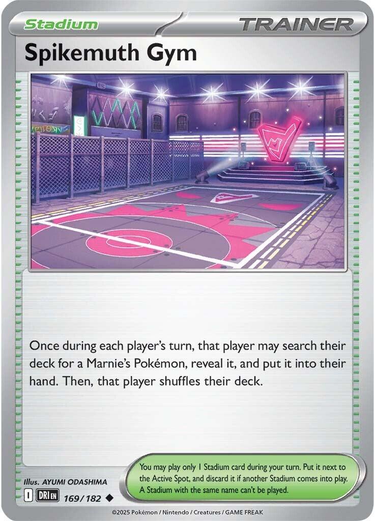 Spikemuth Gym #169 — Destined Rivals English Pokémon card