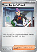 Team Rocket's Petrel #176 — Destined Rivals English Pokémon card