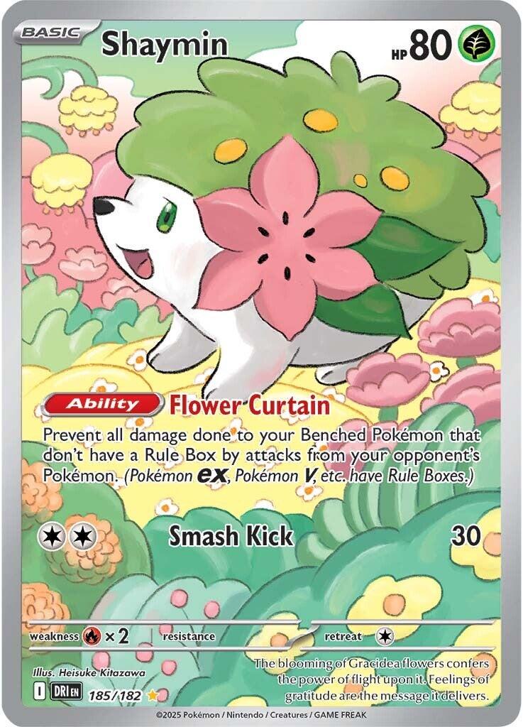 Shaymin #185 — Destined Rivals English Pokémon card