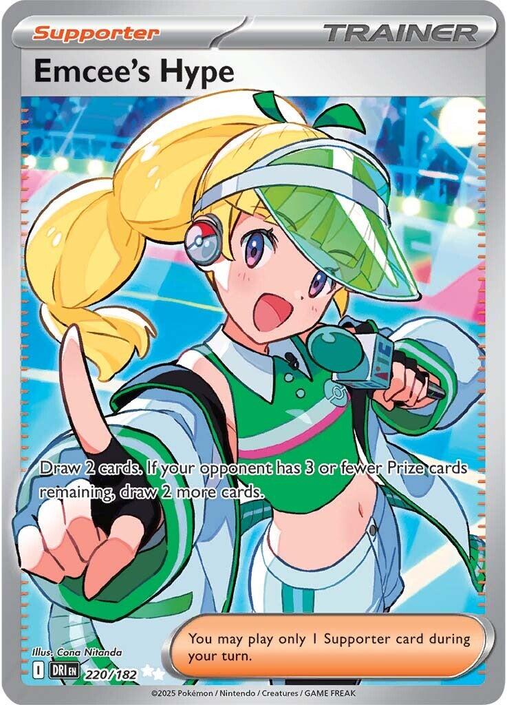 Emcee's Hype #220 — Destined Rivals English Pokémon card