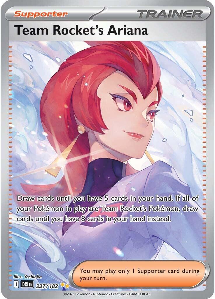 Team Rocket's Ariana #237 — Destined Rivals English Pokémon card
