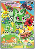 Sprigatito MEP 061 First Partner Series 3 Pokémon card