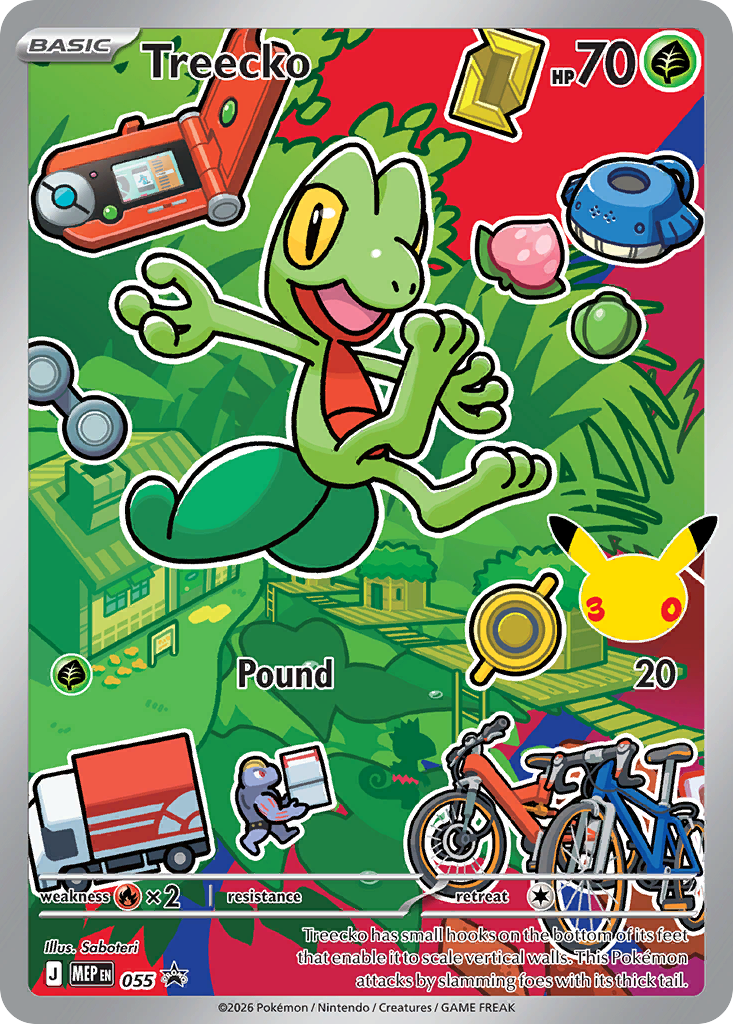 Treecko MEP 055 First Partner Series 3 Pokémon card