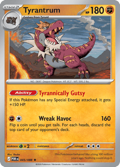Tyrantrum 45 Perfect Order Pokémon card