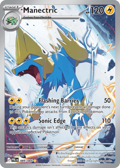 Manectric 89 Pitch Black Pokémon card