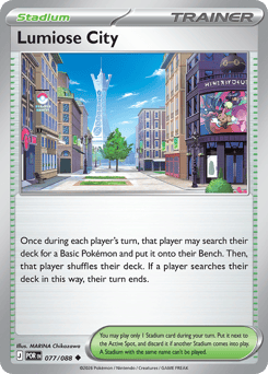 Lumiose City 77 Perfect Order Pokémon card