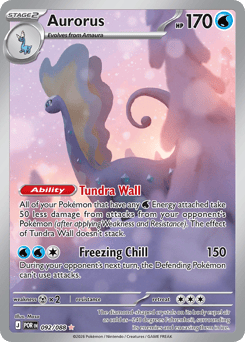Aurorus 92 Perfect Order Pokémon card