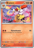 Braixen 12 Chaos Rising Pokémon card