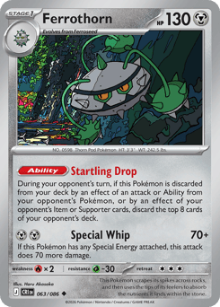 Ferrothorn 63 Chaos Rising Pokémon card