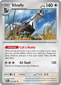 Silvally 70 Pitch Black Pokémon card