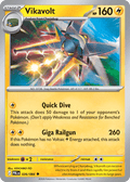 Vikavolt 26 Pitch Black Pokémon card