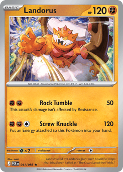 Landorus 41 Perfect Order Pokémon card