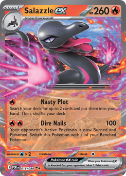 Salazzle ex 16 Perfect Order Pokémon card