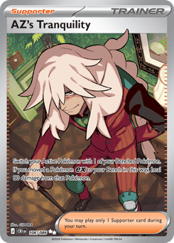 AZ's Tranquility 106 Chaos Rising Pokémon card