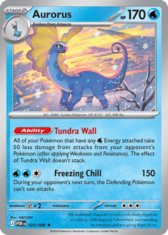 Aurorus 24 Perfect Order Pokémon card