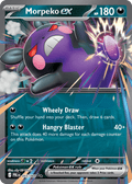 Morpeko ex 55 Pitch Black Pokémon card