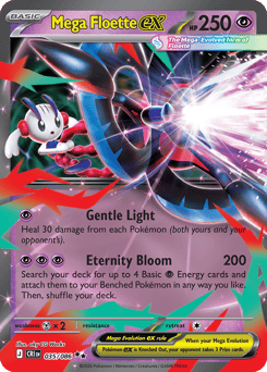 Mega Floette ex 35 Chaos Rising Pokémon card