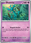 Dhelmise 39 Pitch Black Pokémon card
