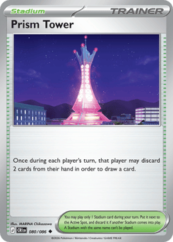 Prism Tower 80 Chaos Rising Pokémon card