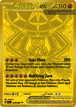 Mega Zygarde ex 124 Perfect Order Pokémon card