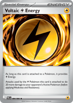 Voltaic Lightning Energy 84 Pitch Black Pokémon card