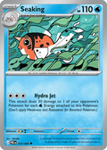 Seaking 14 Pitch Black Pokémon card