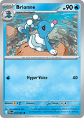 Brionne 19 Pitch Black Pokémon card