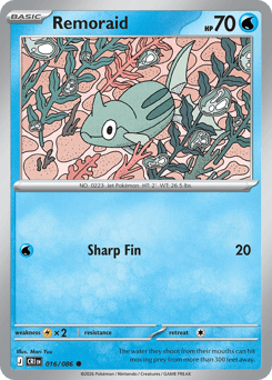 Remoraid 16 Chaos Rising Pokémon card
