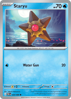Staryu 20 Perfect Order Pokémon card