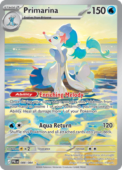 Primarina 88 Pitch Black Pokémon card