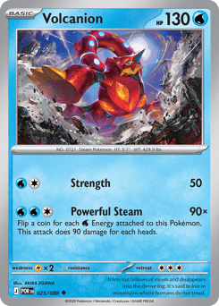 Volcanion 25 Perfect Order Pokémon card