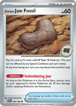 Antique Jaw Fossil 68 Perfect Order Pokémon card