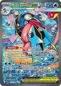 Mega Greninja ex 116 Chaos Rising Pokémon card